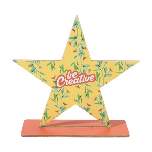 Wlobor trophée en bois personnalisé, en forme d'étoile 4