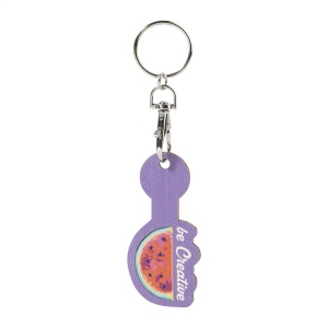 ColoShop Creative Wood porte-clés jeton pour valise à roulettes