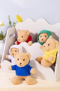 Hobear Ours en peluche en RPET avec sweat à capuche 22
