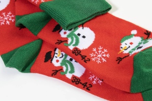 Julsokka Chaussettes de Noël, bonhomme de neige 5