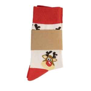 Julsokka Chaussettes de Noël, bonhomme de neige 9