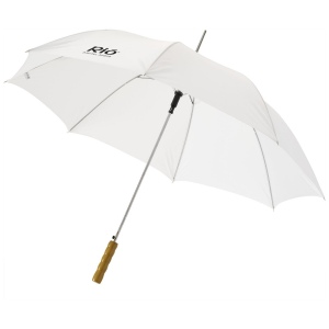 Parapluie 23" à ouverture automatique avec poignée en bois Lisa 32