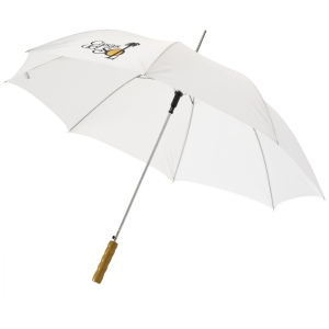 Parapluie 23" à ouverture automatique avec poignée en bois Lisa 37