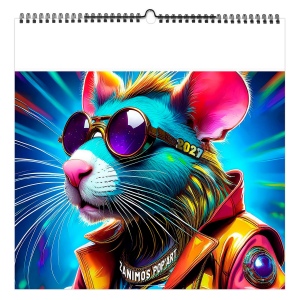 ZANIMOS POP'ART 2027 - SMALL 330 X 330 MM - MARQUAGE QUADRI - PAGE DE GARDE NON REPIQUEE 2