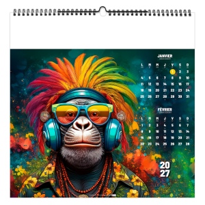 ZANIMOS POP'ART 2027 - SMALL 330 X 330 MM - MARQUAGE QUADRI - PAGE DE GARDE NON REPIQUEE 3