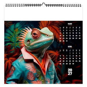 ZANIMOS POP'ART 2027 - SMALL 330 X 330 MM - MARQUAGE QUADRI - PAGE DE GARDE NON REPIQUEE 4