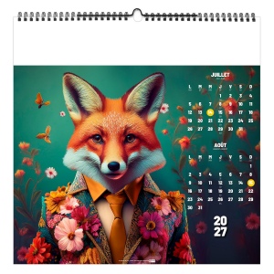 ZANIMOS POP'ART 2027 - SMALL 330 X 330 MM - MARQUAGE QUADRI - PAGE DE GARDE NON REPIQUEE 6