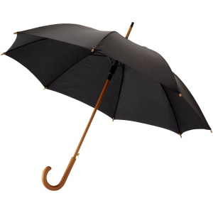 Parapluie 23" à ouverture automatique, poignée et mât en bois