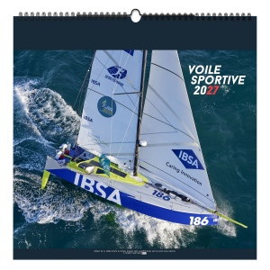 VOILE SPORTIVE 2027 - XXL 474 X 474 MM - MARQUAGE QUADRI - PAGE DE GARDE NON REPIQUEE