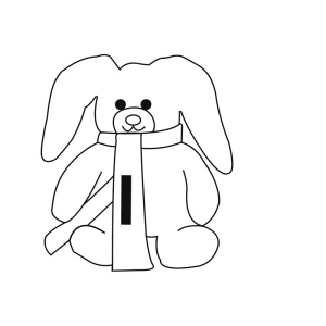 Peluche lièvre PAUL 7