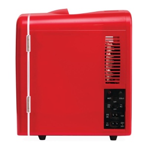 Mini réfrigérateur rouge HOT AND COOL 5