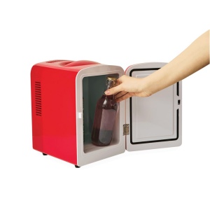 Mini réfrigérateur rouge HOT AND COOL 10