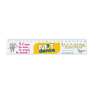 Regle souple pvc 20 cm fab fr (+Quadri numérique QV11) 5
