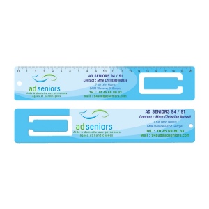 Regle marque-pages pvc 20 cm (+Quadri numérique QV11) 3