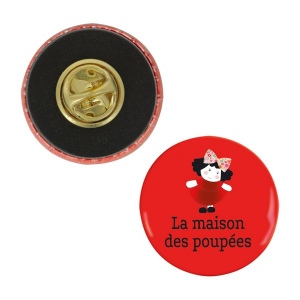 Pin's rond fab eu ø 2,5 cm (+Copie laser CL11) 2