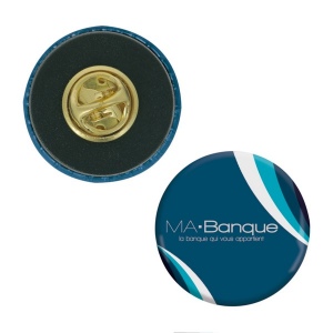 Pin's rond fab eu ø 2,5 cm (+Copie laser CL11) 3