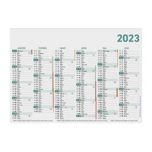 Calendrier carton souple fr (+Copie laser CL91) 10