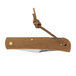 Couteau bois avec cran d'arret (+Gravure laser LA21)