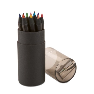 12 crayons de couleurs noirs - BLOCKY 2