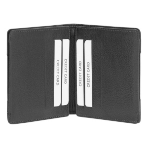 Porte-cartes en cuir véritable WALL STREET 5