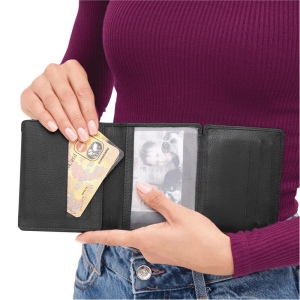 Porte-cartes en cuir véritable WALL STREET 8