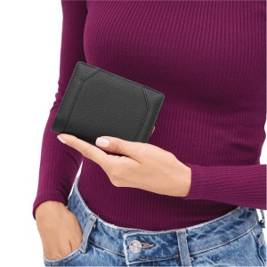 Porte-cartes en cuir véritable WALL STREET 9