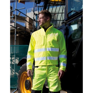 Veste Softshell visibilité