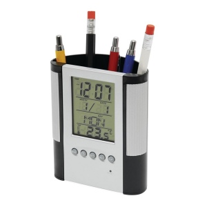Pot à crayon/réveil LCD BUTLER 3