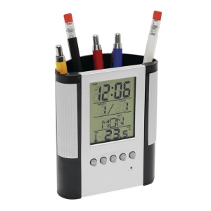 Pot à crayon/réveil LCD BUTLER 2