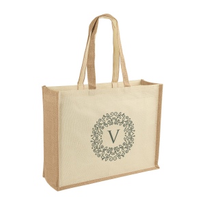Sac shopping toile de jute 23l (+Sérigraphie TC11) 4