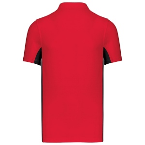 Polo piqué manches courtes bicolore homme 11