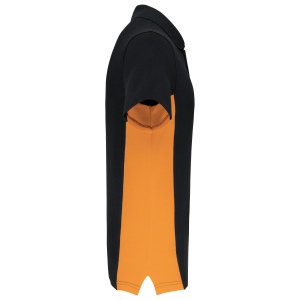 Polo piqué manches courtes bicolore homme 25