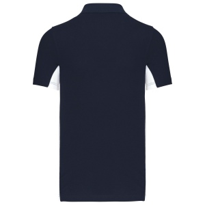 Polo piqué manches courtes bicolore homme 13