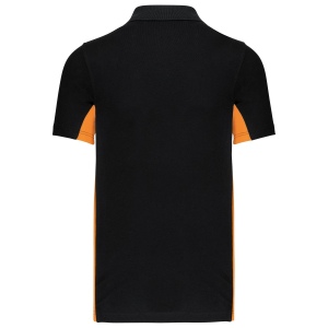 Polo piqué manches courtes bicolore homme 16