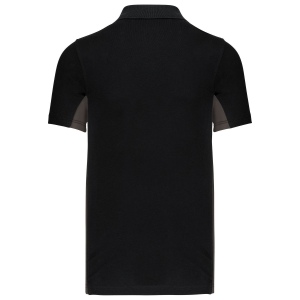 Polo piqué manches courtes bicolore homme 17