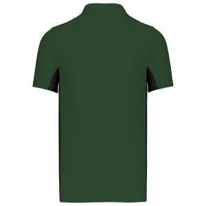Polo piqué manches courtes bicolore homme 18