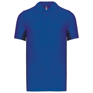 Polo piqué manches courtes bicolore homme 10