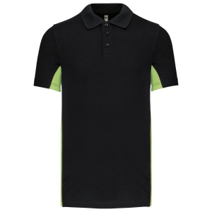 Polo piqué manches courtes bicolore homme 5