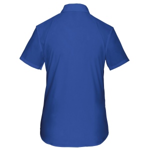 Chemise popeline polycoton manches courtes entretien facile femme 48