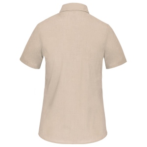 Chemise popeline polycoton manches courtes entretien facile femme 50