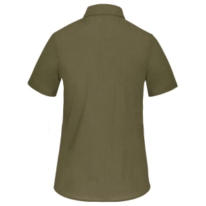 Chemise popeline polycoton manches courtes entretien facile femme 52