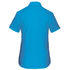 Chemise popeline polycoton manches courtes entretien facile femme 35