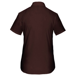 Chemise popeline polycoton manches courtes entretien facile femme 36