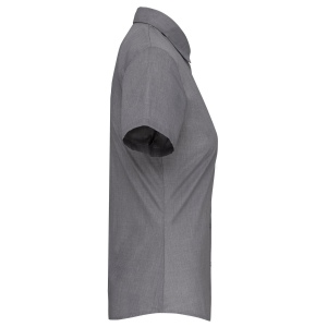 Chemise popeline polycoton manches courtes entretien facile femme 84