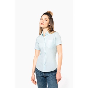 Chemise popeline polycoton manches courtes entretien facile femme 93