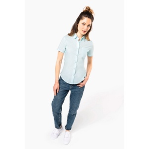 Chemise popeline polycoton manches courtes entretien facile femme 94