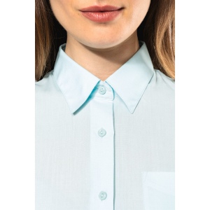 Chemise popeline polycoton manches courtes entretien facile femme 98