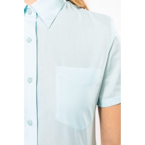Chemise popeline polycoton manches courtes entretien facile femme 99