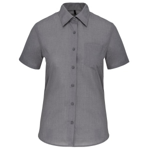Chemise popeline polycoton manches courtes entretien facile femme 24