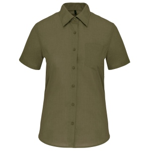 Chemise popeline polycoton manches courtes entretien facile femme 22